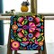 Mexican Table Runners for Fiesta Party, Dia De Los Muertos Altar, Day of The Dead Decorations 70.9×13 Inch